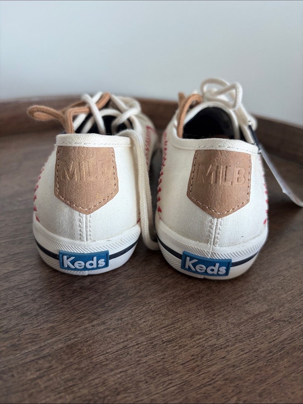 Keds Baseball Stitch Canvas Sneakers NWT -AS IS - Picture 5 of 9